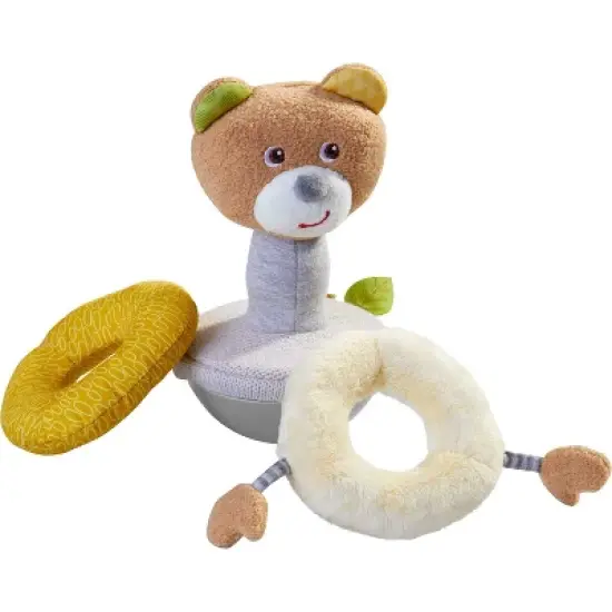 HABA Roly Poly Bear Soft Wobbling & Chiming Baby Toy image {1}
