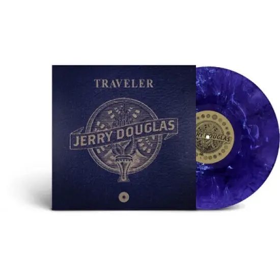 Jerry Douglas - Traveler - Dark Sky with White Swirl () (Vinyl) image {1}