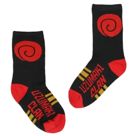 Naruto Shippuden Youth Week Of Socks Uzumaki Clan And Symbols 7 Pairs Of Socks Multicoloured image {2}