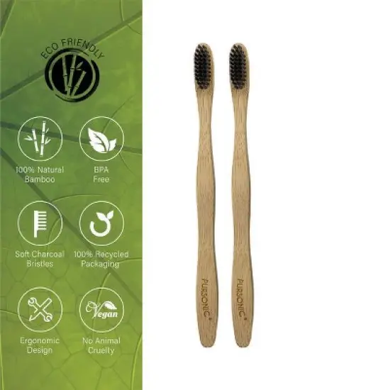 100% Natural Bamboo Toothbrush image {2}