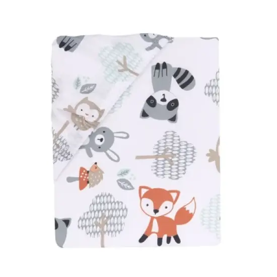Bedtime Originals Woodland Friends Fitted Crib Sheet image {2}