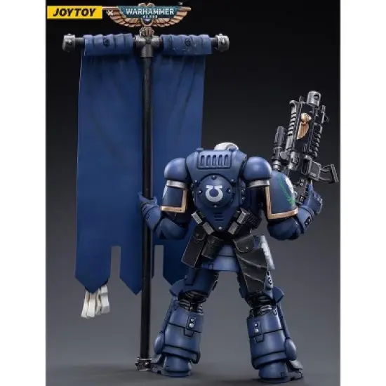Ultramarines Primaris Ancient Posca 1/18 Scale | Warhammer 40K | Joy Toy Action figures image {3}