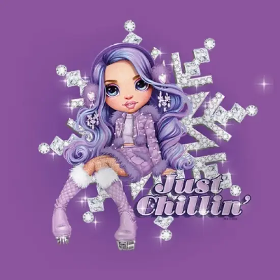 Girl's Rainbow High Just Chillin' Violet T-Shirt image {1}