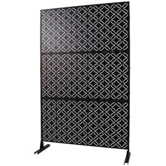 PAGED 76" H&times;48" W Patio Privacy Screen, Fence Privacy Screen, Outdoor Privacy Screen Freestanding Balcony Privacy Screen for Lawn Garden Deck image {3}