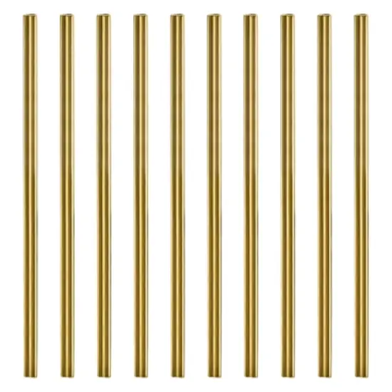 Unique Bargains 304 Stainless Steel Durable Reusable Heart Shape Drinking Straw 8.46" x 0.31"(L*W) image {6}