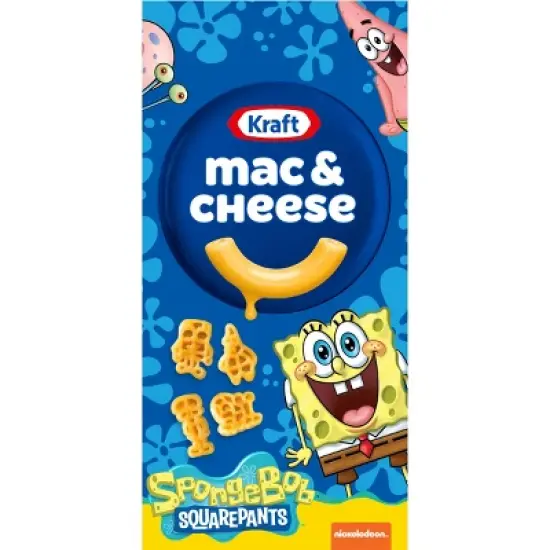 Kraft Spongebob Shapes Mac & Cheese Dinner - 5.5oz image {9}