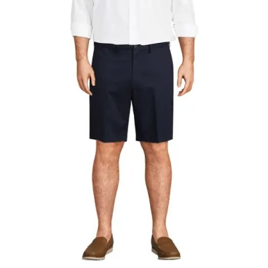 Lands' End Men's Big and Tall Comfort Waist 9" No Iron Chino Shorts image {7}