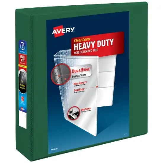 Avery Heavy-Duty Binder, 2" One Touch EZD Rings, Green (79683) image {8}