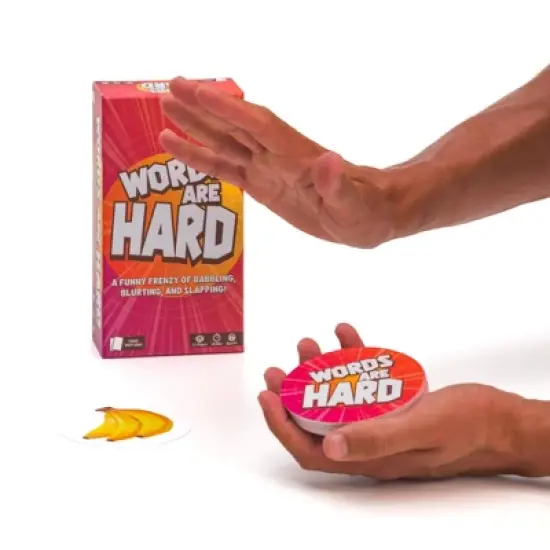 Lost Boy Entertainment Words Are Hard Board Game: Language Skills Focus, 20-Minute Play, Includes Cards & Instructions image {3}