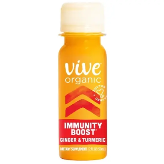 Vive Organic Immunity Boost  Original Ginger & Turmeric Wellness Shot - 2 fl oz image {9}