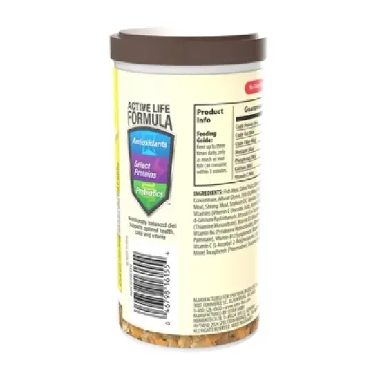 Tetra Tropical Large Flakes Nutritionally Balanced Fish Flavor Dry Fish Food - 5.65oz image {4}