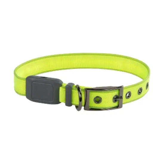 Nite Ize Nite Dog Rechargeable LED Dog Collar - L - Lime/Green image {3}