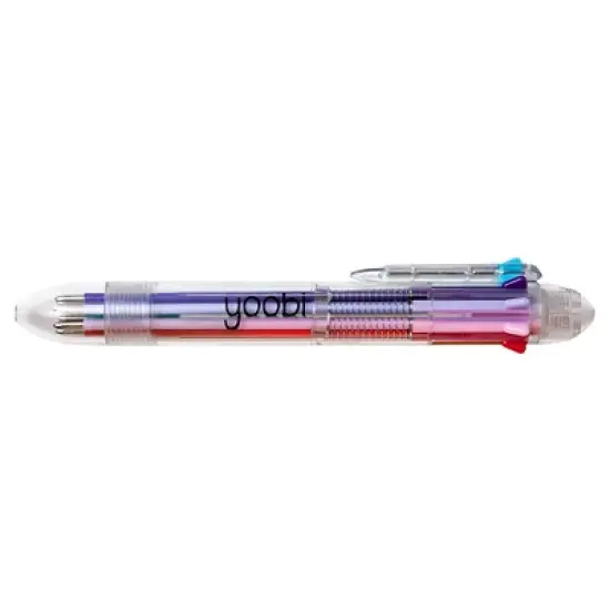 8" 1 Retractable Ballpoint Pen - Yoobi&trade;: Multicolor Clicky Pen with 1.0mm Point, Stationery & Office Supplies image {1}