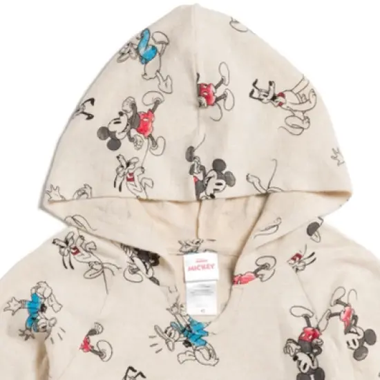 Disney Mickey Mouse Donald Duck Pluto Minnie Mouse Baby Pullover Hoodie and Pants Outfit Set Newborn to Infant image {5}