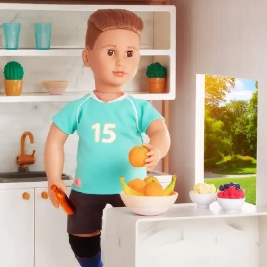 Our Generation Posable 18" Boy Doll Volleyball Player - Johnny image {2}