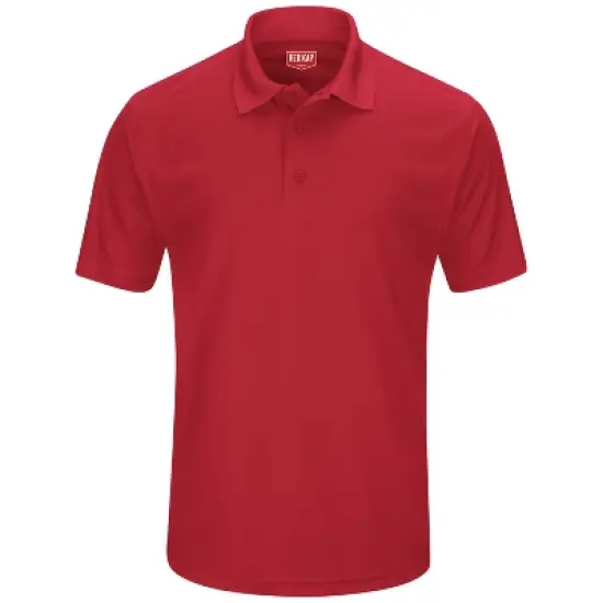 Red Kap&reg; Men's Short Sleeve Performance Knit&reg; Pocketless Core Polo image {8}
