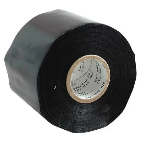Bac Industries  Duct Tape,Black,3 in x 36 yd,7.5 mil TBL-108 image {3}