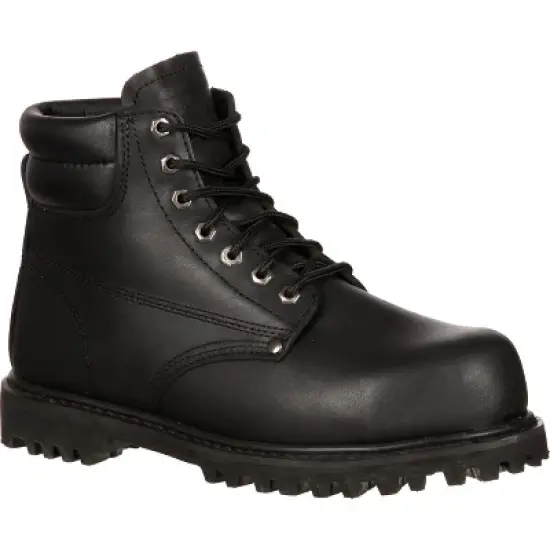 Men's Lehigh Safety Shoes Steel Toe Work Boot, 5236, Black image {7}