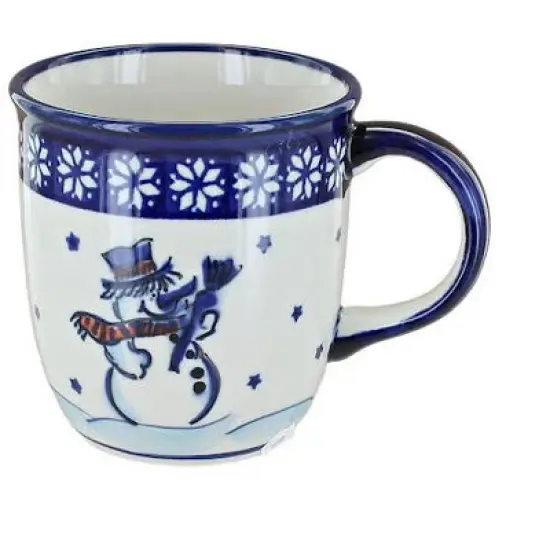 Blue Rose Polish Pottery Zaklady Mug image {6}
