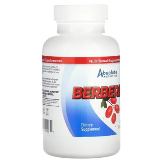Absolute Nutrition Berberine herb Capsules 1200mg - Premium Metabolic & Immune Support Supplement - Organic Berberine HCL for Healthy Weight Managem image {3}