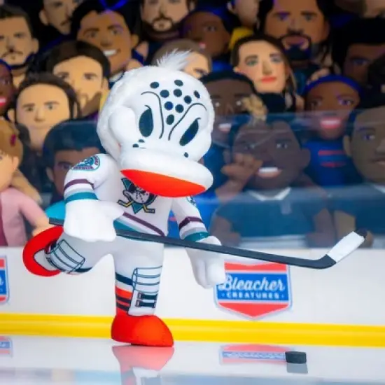 Bleacher Creatures Anaheim Ducks Wild Wing 10" Mascot Plush Figure (Teal Triangle Uniform) image {5}