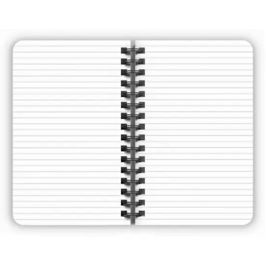 BrownTrout Busy Bees Compact Wire Journal with Foil Stamped Cover image {2}