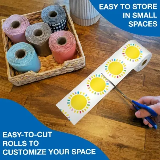 Carson Dellosa Education 65' Sunshine Rolled Straight Bulletin Board Borders (1 roll) image {4}