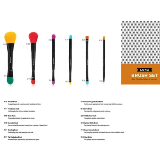 SHANY Travel Makeup Brush Set  - 6 pieces image {5}