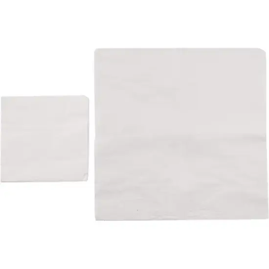 Juvale 210-Pack Plain Disposable Paper Cocktail Napkins for Christmas Party Supplies - Red, Green, White image {5}