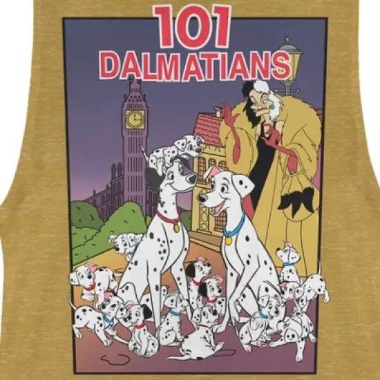Junior's One Hundred and One Dalmatians VHS Movie Poster Festival Muscle Tee image {1}