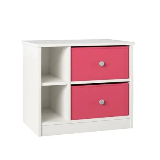 Elannie Avenue Nightstand with 2 Fabric Bins - Room & Joy image {2}