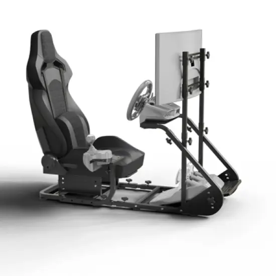 LOVSON Adjustable racing wheel cockpit, compatible with Fanatec, PXN, Thrustmaster, and Logitech image {8}