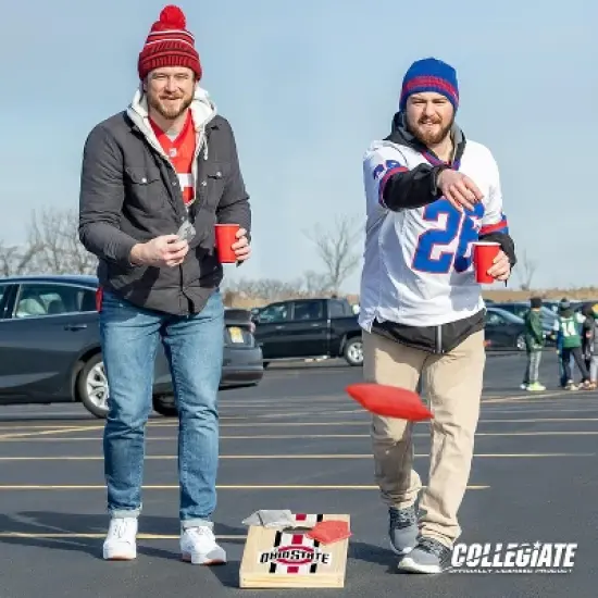 NCAA Ohio State Buckeyes 1'x2' Wood Cornhole Set image {5}