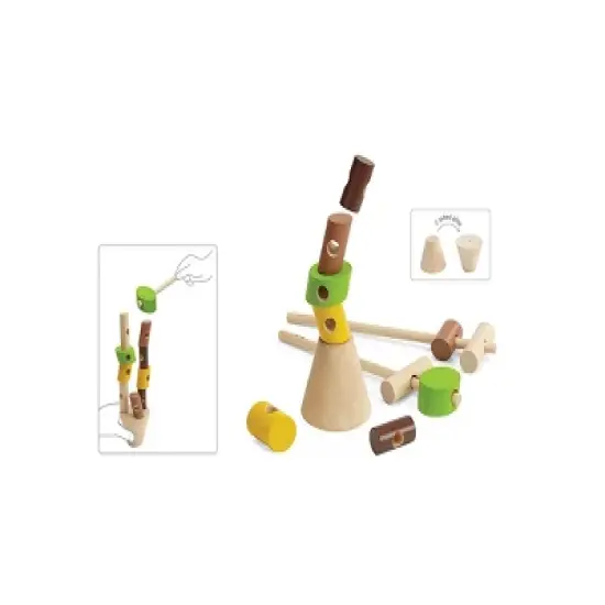Plantoys| Stacking Logs image {1}
