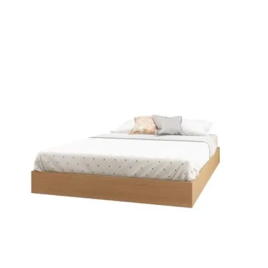 2pc Baracuda Bedroom Set Natural Maple/White - Nexera image {1}