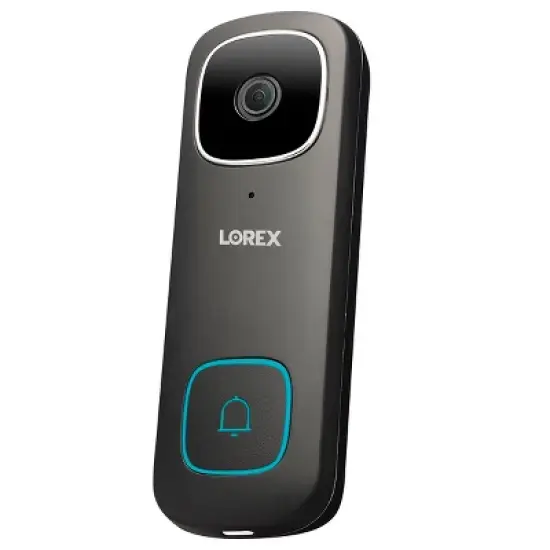 Lorex 2K QHD Wired Smart Video Doorbell with Person Detection (Black) image {8}