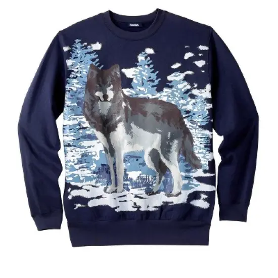 KingSize Men's Big & Tall Graphic Fleece Sweatshirt image {11}