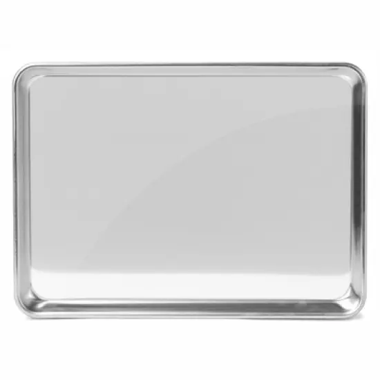 GRIDMANN Commercial Grade Aluminium Cookie Sheet Baking Tray - 6 Pans image {2}
