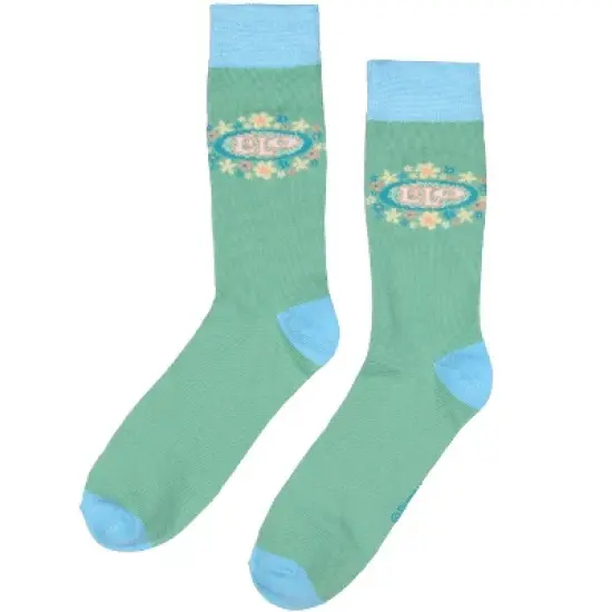 Disney Lilo and Stitch 3 Pairs of Socks And Pint Glass Gift Set Bundle Multicoloured image {2}