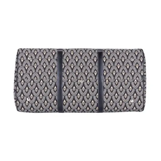 Signare USA Luxor Art Deco Black and White Big Holdall/Duffel Bag image {4}