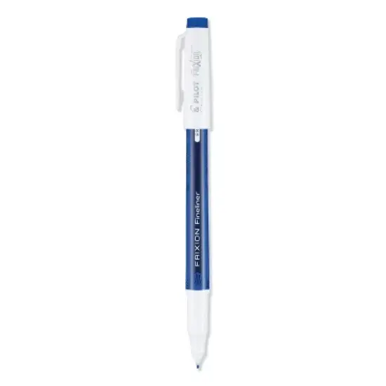 Pilot FriXion Erasable Stick Marker Pen 0.6 mm Blue Ink/Barrel Dozen 11467 image {1}