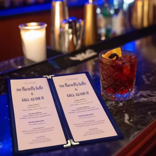 WeChef 30 Pcs Restaurant Menu Covers Gate-view Fold 1 Page 2 View 8.5x11" & 2 Page 4 View 4.25x11" Wine List Bar Cafe image {7}