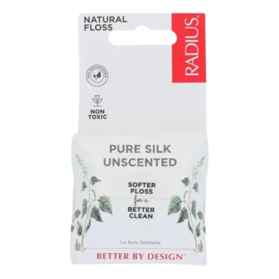 Radius Pure Silk Unscented Natural Floss - Case of 6/33 yd image {1}