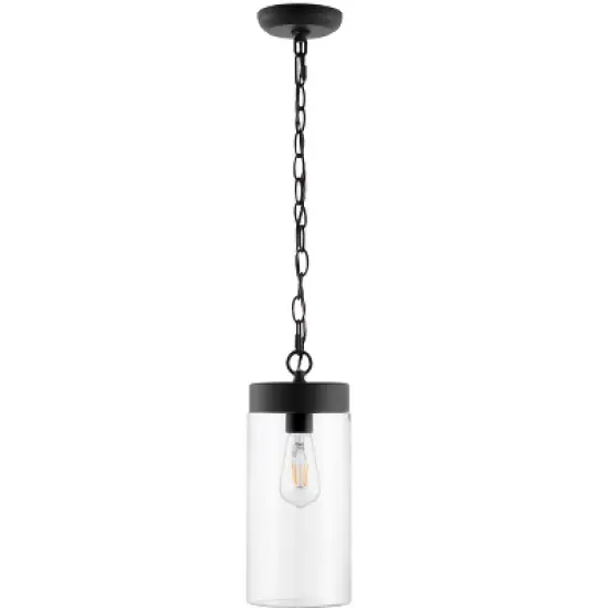 Lianne 5.7" Outdoor Pendant - PLT4037 - Black - Safavieh image {4}