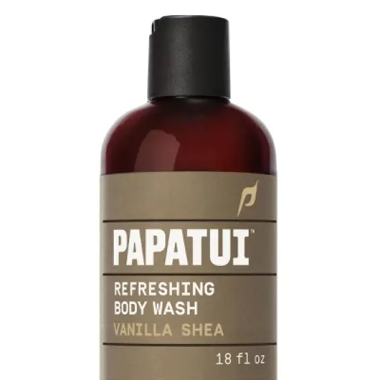 Papatui Men's Sulfate-Free Exfoliating and Hydrating Coconut Oil Body Wash - Vanilla Shea - 18 fl oz image {9}