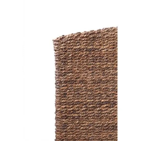 King Estern Banana Leaf Panel Headboard Dark Brown - Summerland Home image {5}