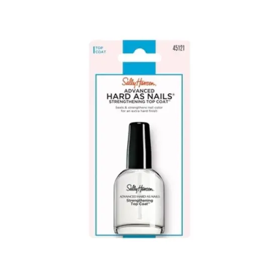 Sally Hansen Nail Treatment  45121 Advanced Hard as Nails Strengthening Top Coat - 0.45 fl oz image {1}
