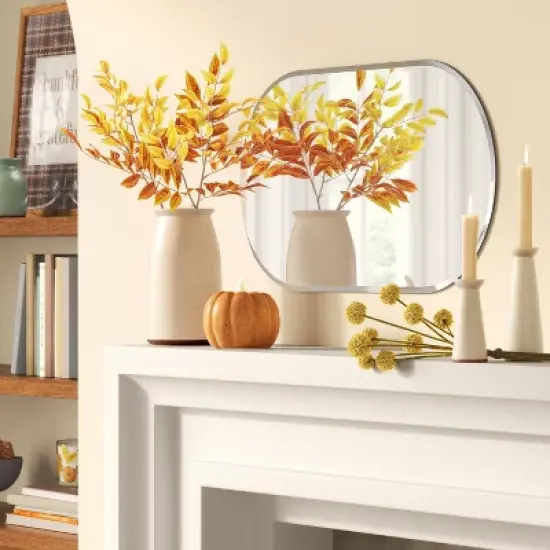 16" x 30" Pill Shape Frameless Mirror - Threshold&trade; image {1}