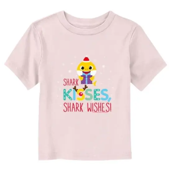 Toddler's Baby Shark Kisses and Shark Wishes T-Shirt image {2}