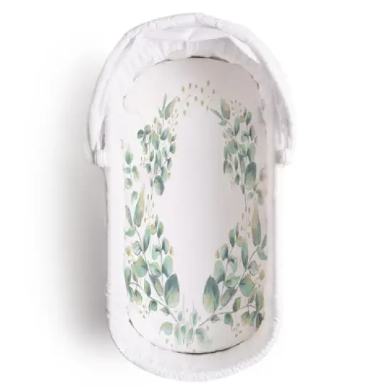 JumpOff Jo Hypoallergenic Fitted Bassinet Sheet for Baby Boys & Girls - Rectangular, Hourglass & Oval Crib Compatible, Soft, Breathable, Machine Washable image {1}